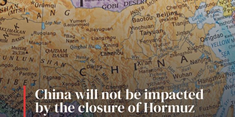 Free Read: China will not be impacted by the closure of Straits of Hormuz